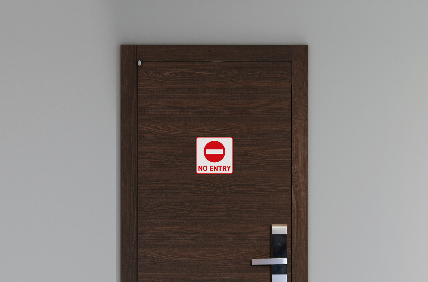 Durable Polypropylene Label - No Entry Label