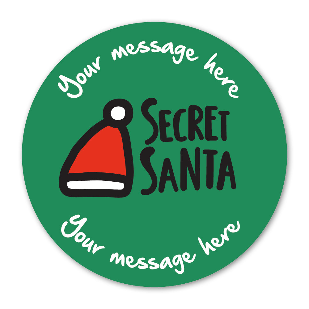Generic Christmas Secret Santa Gift Label