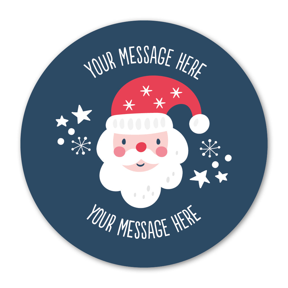Santa Christmas Gift Label