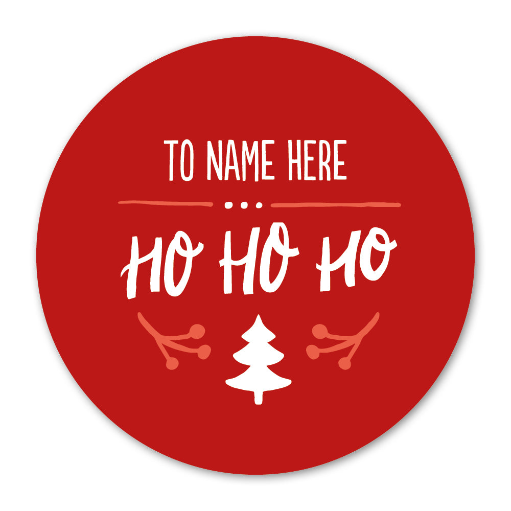 Ho Ho Ho Christmas Gift Label