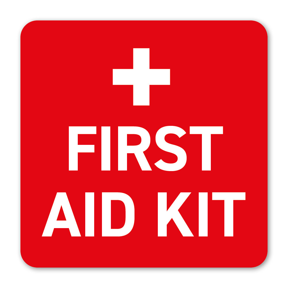 Durable Polypropylene Label - First Aid Kit Label