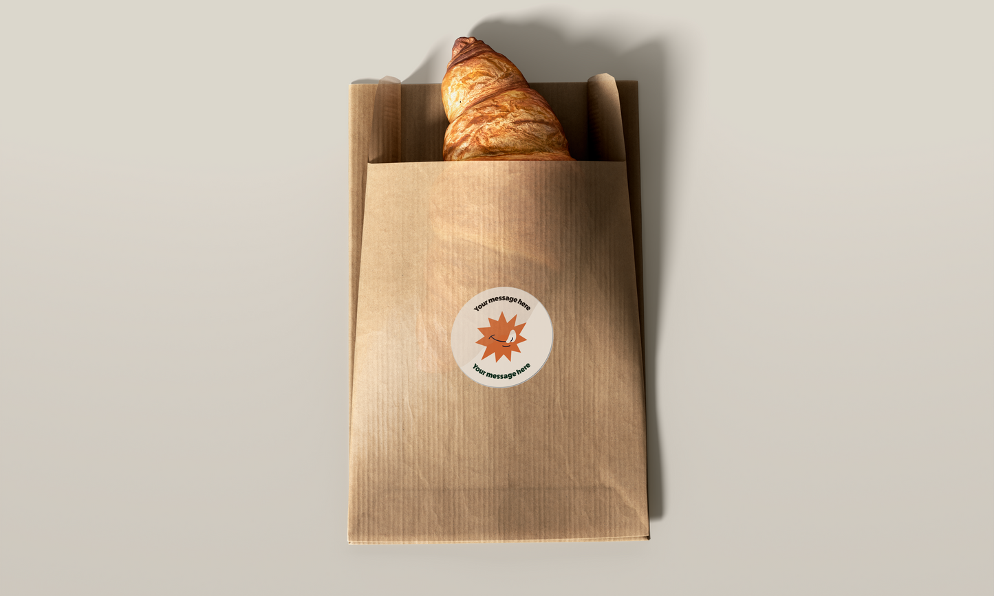 Durable Polypropylene Label - Custom Licking Lips Food Label