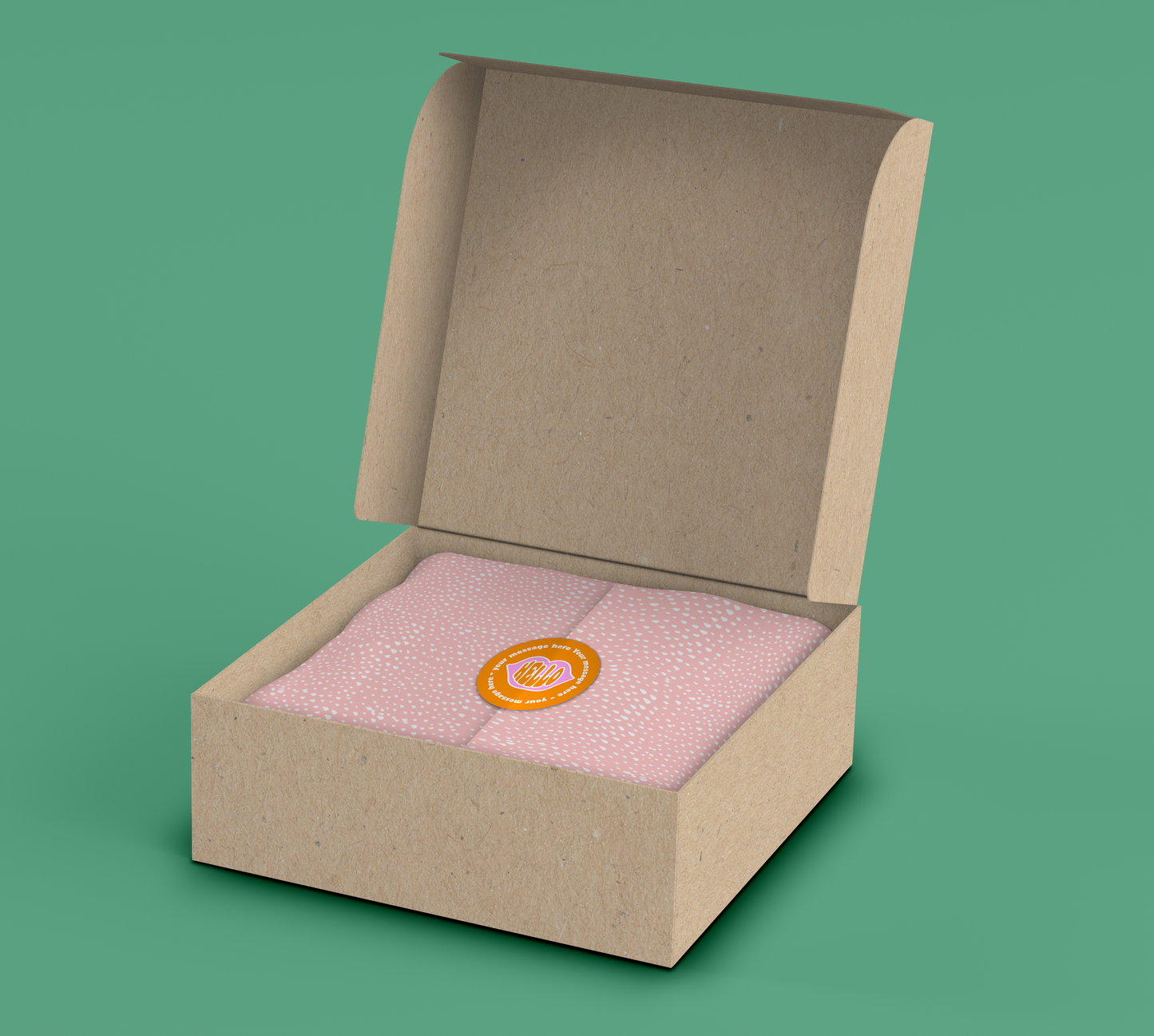 Self Adhesive Paper Label - Custom Fun Hello Label