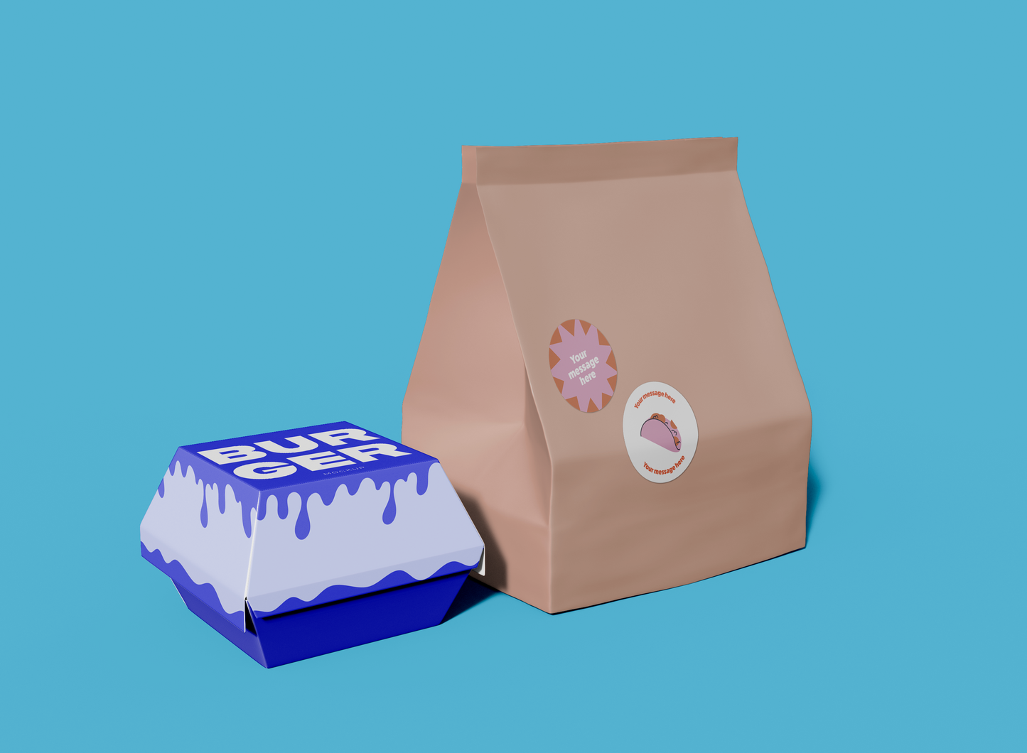 Custom Durable Polypropylene Label - Taco Food Label