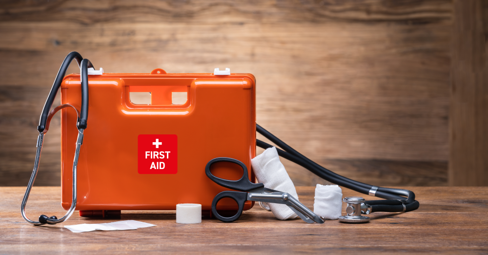 First Aid Label – Durable Polypropylene Sticker – Health & Safety Label