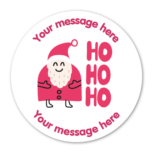 Generic Christmas Santa Gift Label