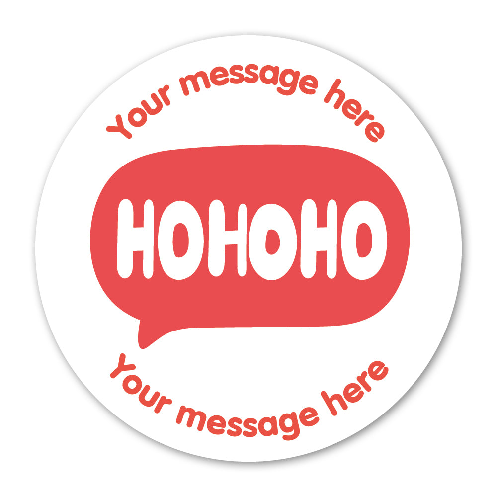 Generic Christmas Ho Ho Ho Gift Label