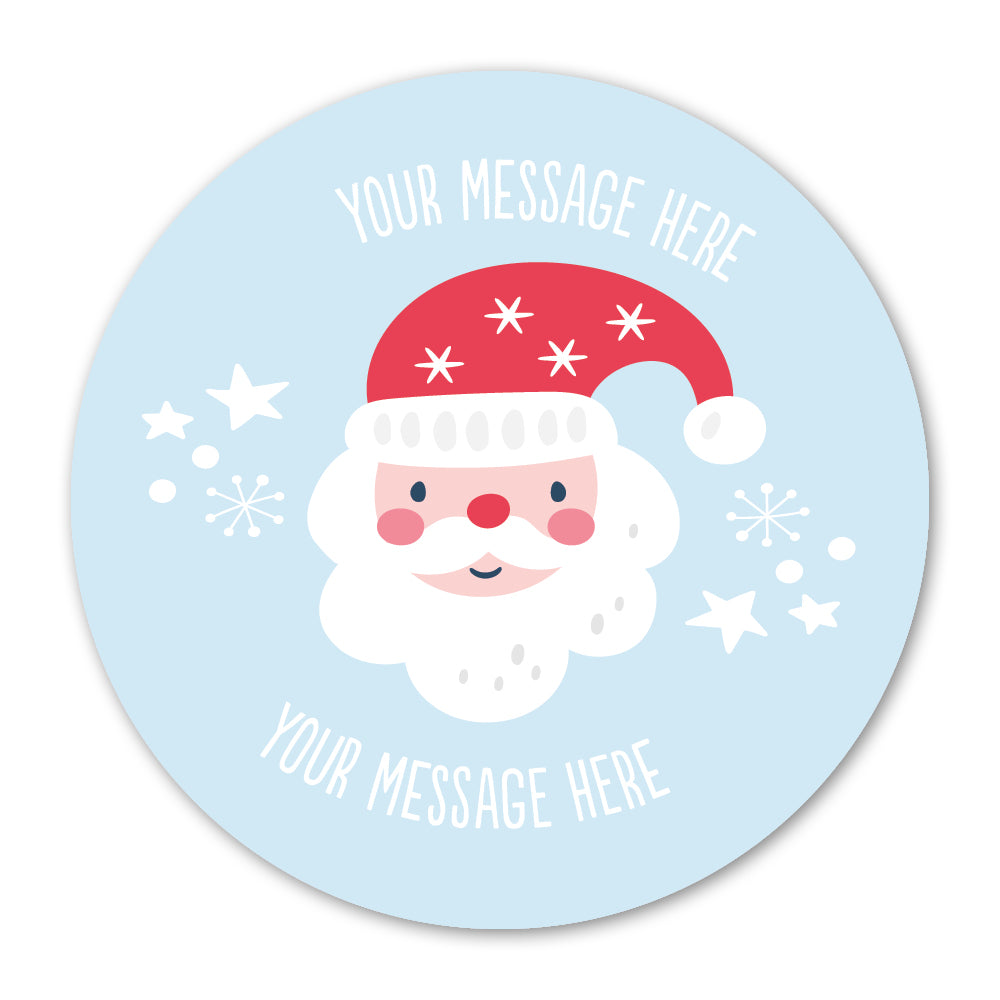 Santa Christmas Gift Label