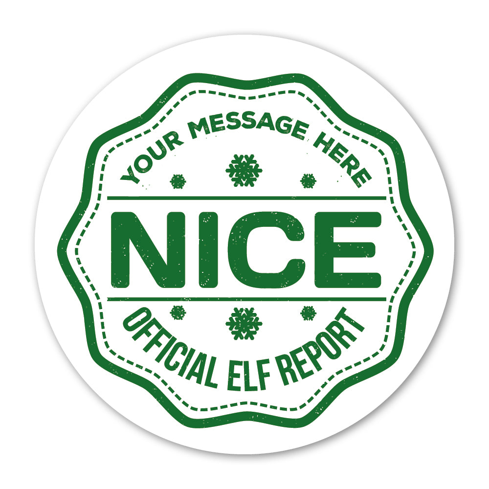 Nice Christmas Gift Label