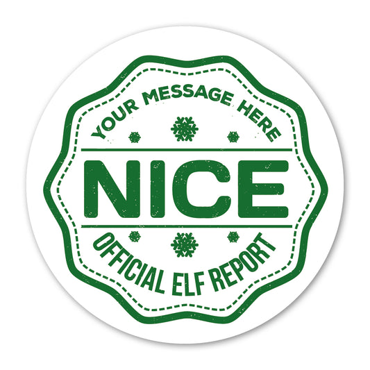 Nice Christmas Gift Label