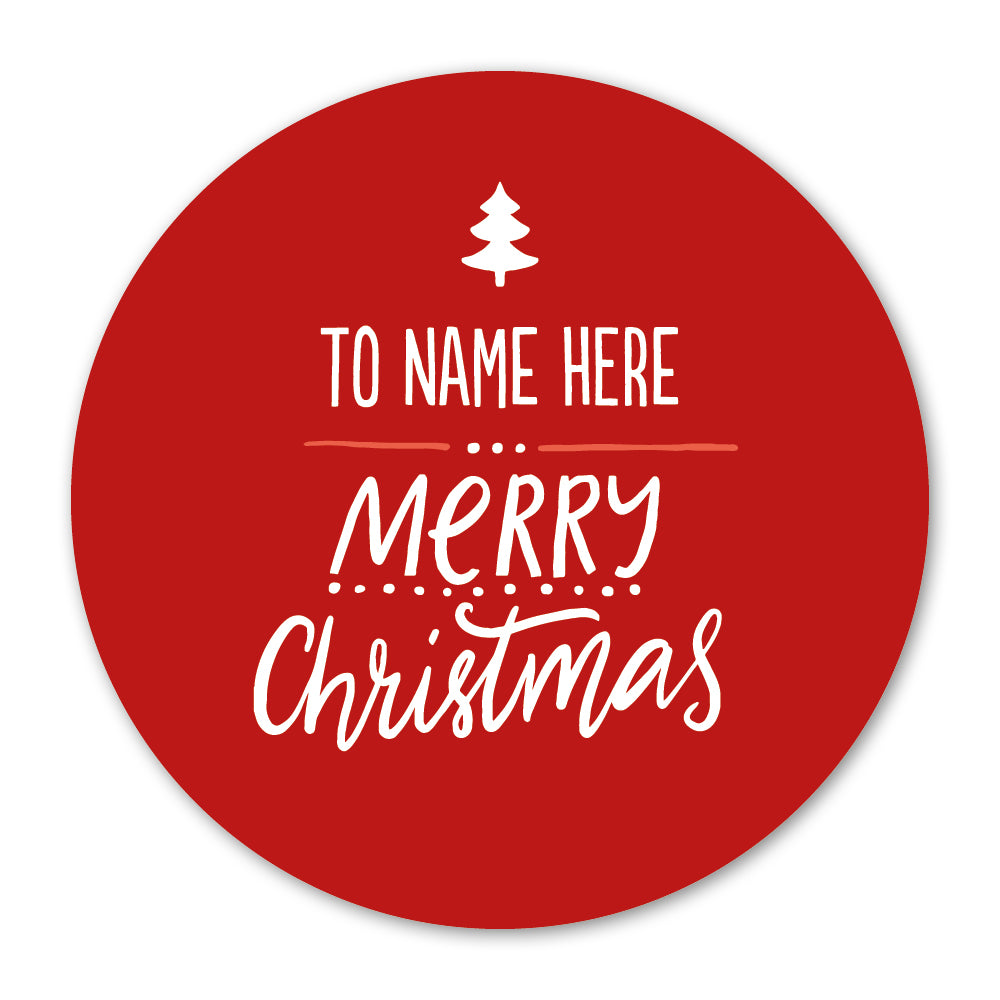 Merry Christmas Gift Label