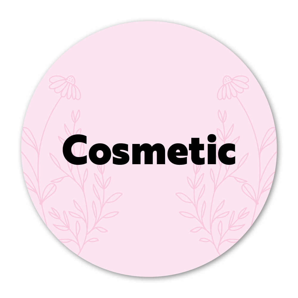 Round Cosmetic Label