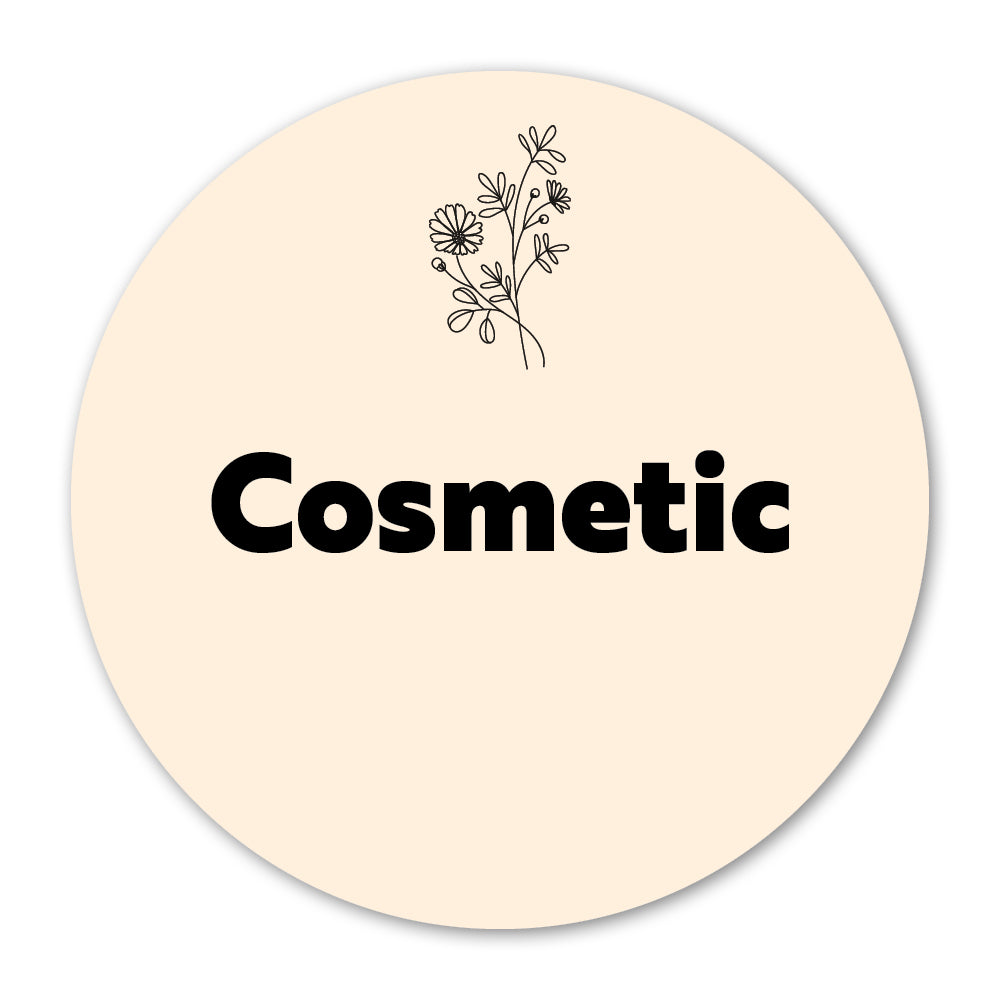 Round Cosmetic Label