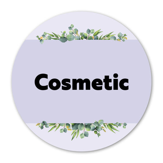 Round Cosmetic Label