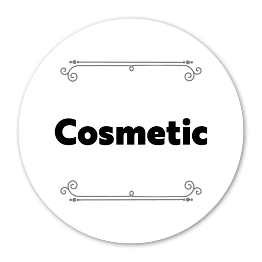 Round Cosmetic Label