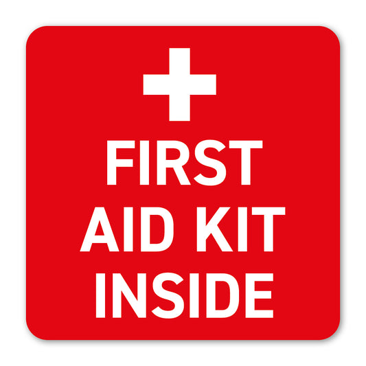 First Aid Kit Inside Label