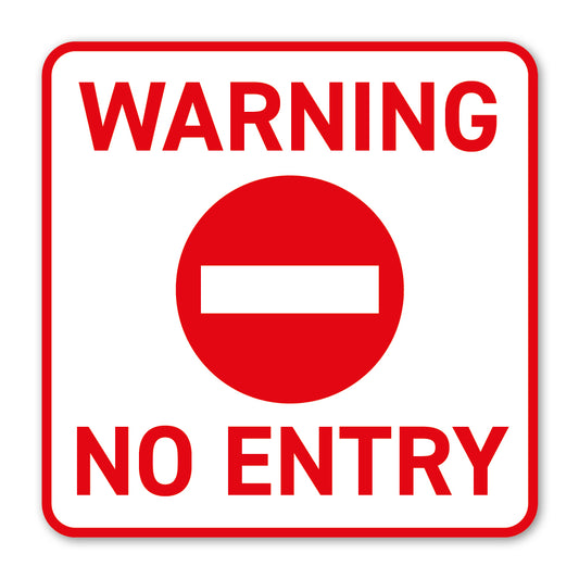 No Entry Label