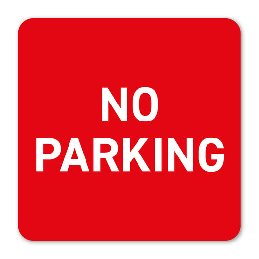 No Parking Label