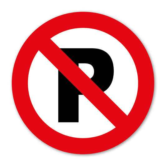 No Parking Label