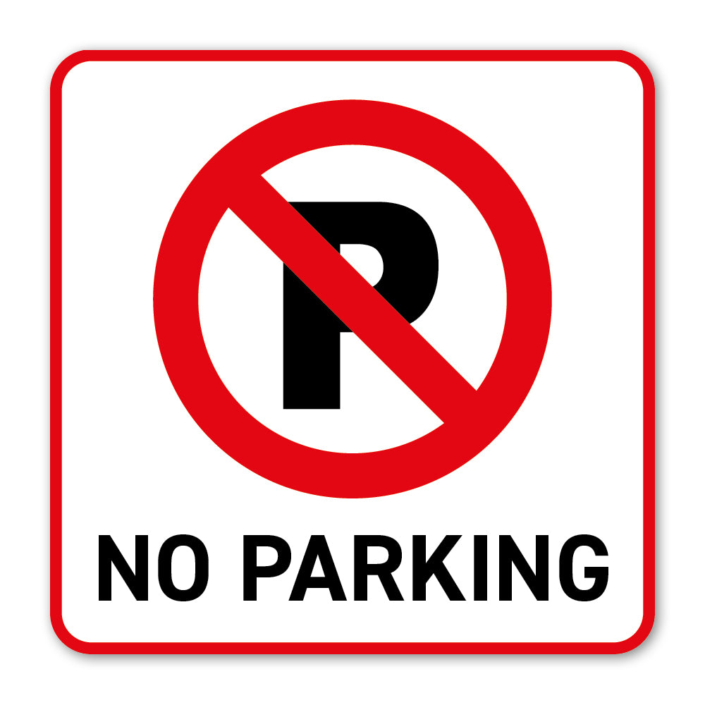 No Parking Label