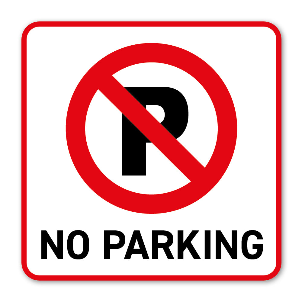 No Parking Label