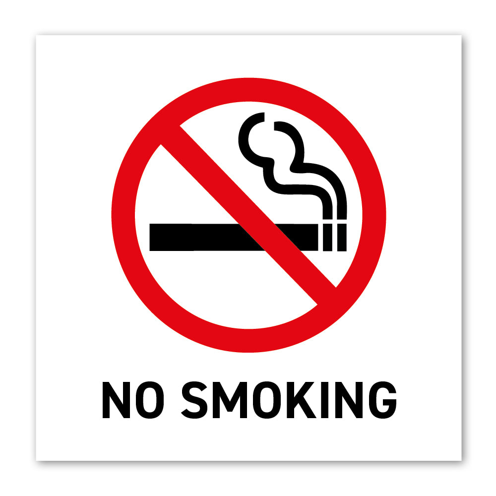 No Smoking Label