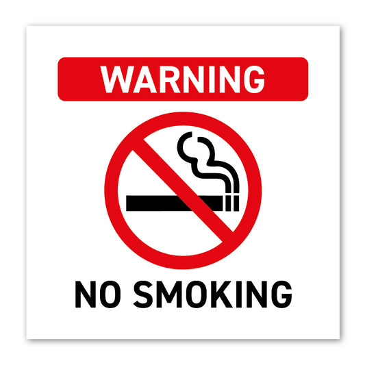 No Smoking Label