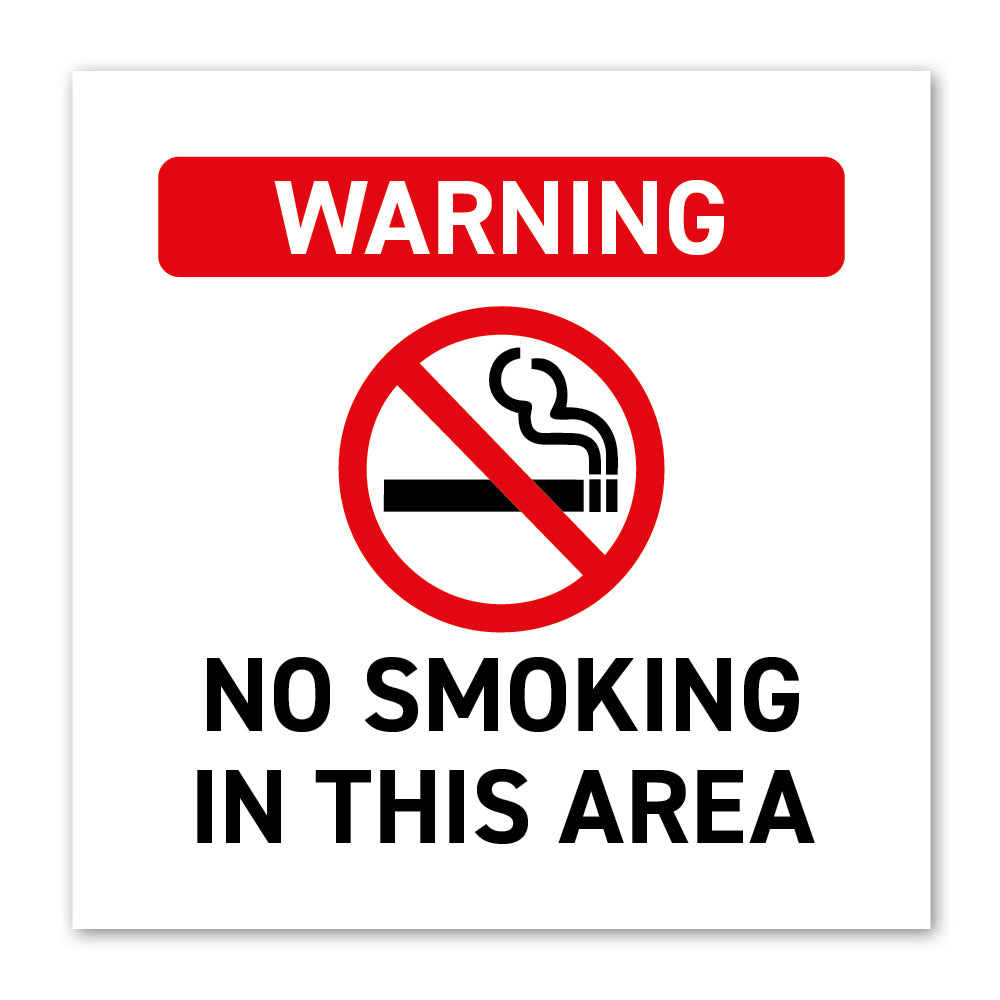 No Smoking Label