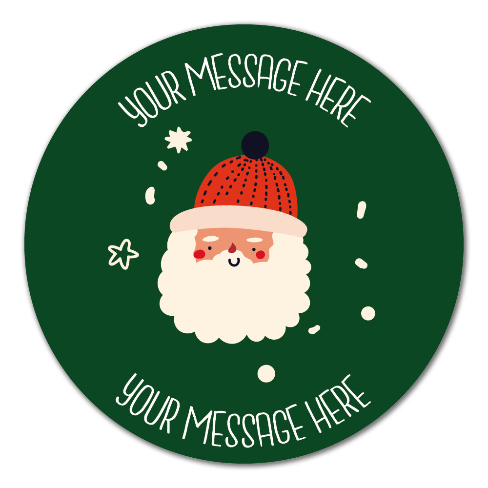 Santa Present Label