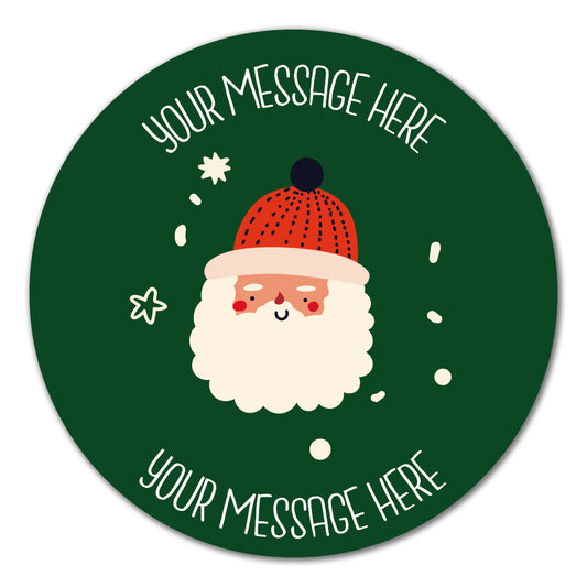 Santa Present Label