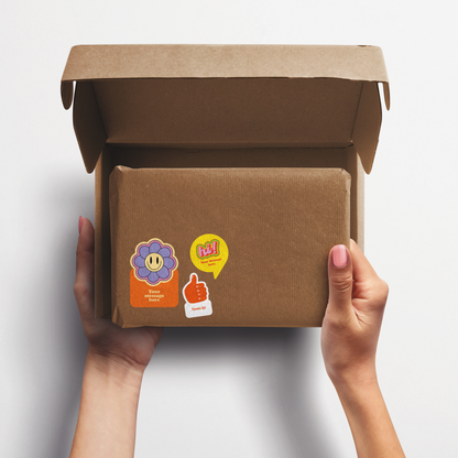 Self Adhesive Paper Label - Thumbs Up Reward Label